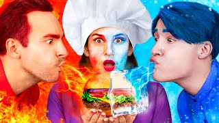 Hot vs Cold / Funny Food Hacks / Food Challenge Ideas