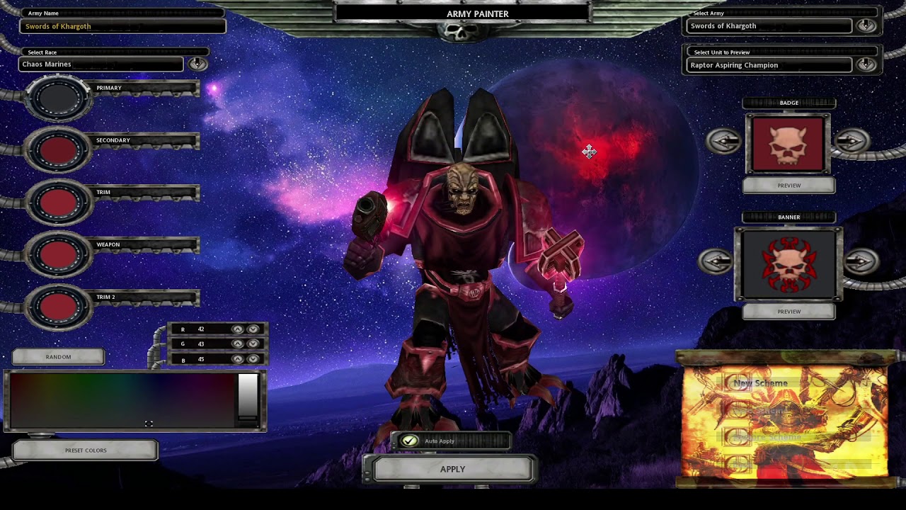 ASMR | Dawn of War Soulstorm Unification Mod - New Races and Units Ramble