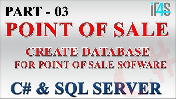 Point of Sale with C# and SQL Tutorial - How to make POS Database and Relationship