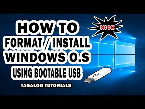 PAANO MAG REFORMAT NG LAPTOP AT DESKTOP GAMIT ANG WINDOWS BOOTABLE USB FLASH DRIVE | STEP BY STEP