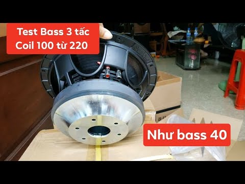 niyay nc 30  New Update  Test bass 30 Sunflower từ 220, coil 100 bass dã như bom nổ | Thành Loa 0984891927