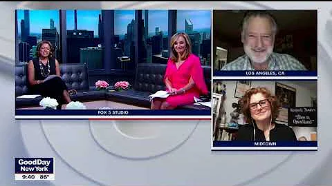 Kimberly Butler with Bill Pullman on GOOD DAY NY.