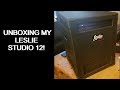 Unboxing my new Leslie Studio 12 speaker! + First Thoughts Vs. Motion sound 145