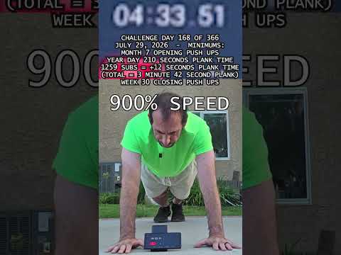 Planking Pushups #day 168 #daily #challenge #dailyvlog #plank #pushups #workout #motivation
