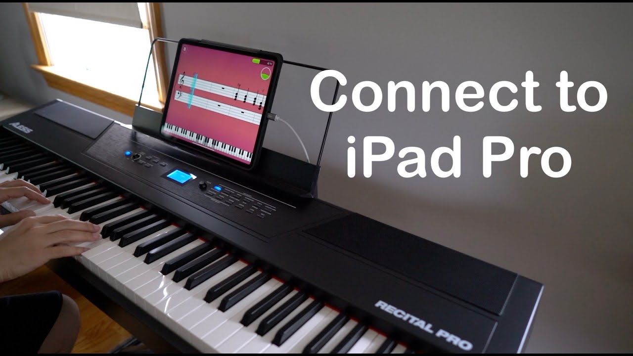Connect a Digital Piano to iPad Pro to Learn with Simply Piano - YouTube