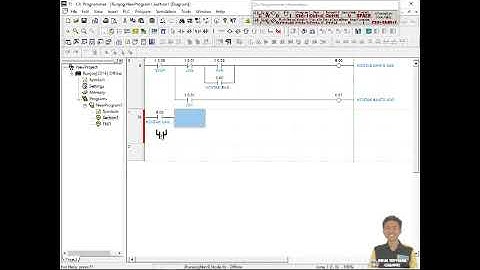 TUTORIAL #2 | PEMROGRAMAN PLC | CX PROGRAMMER | RANGKAIAN RUN JOG | OMRON CP1E