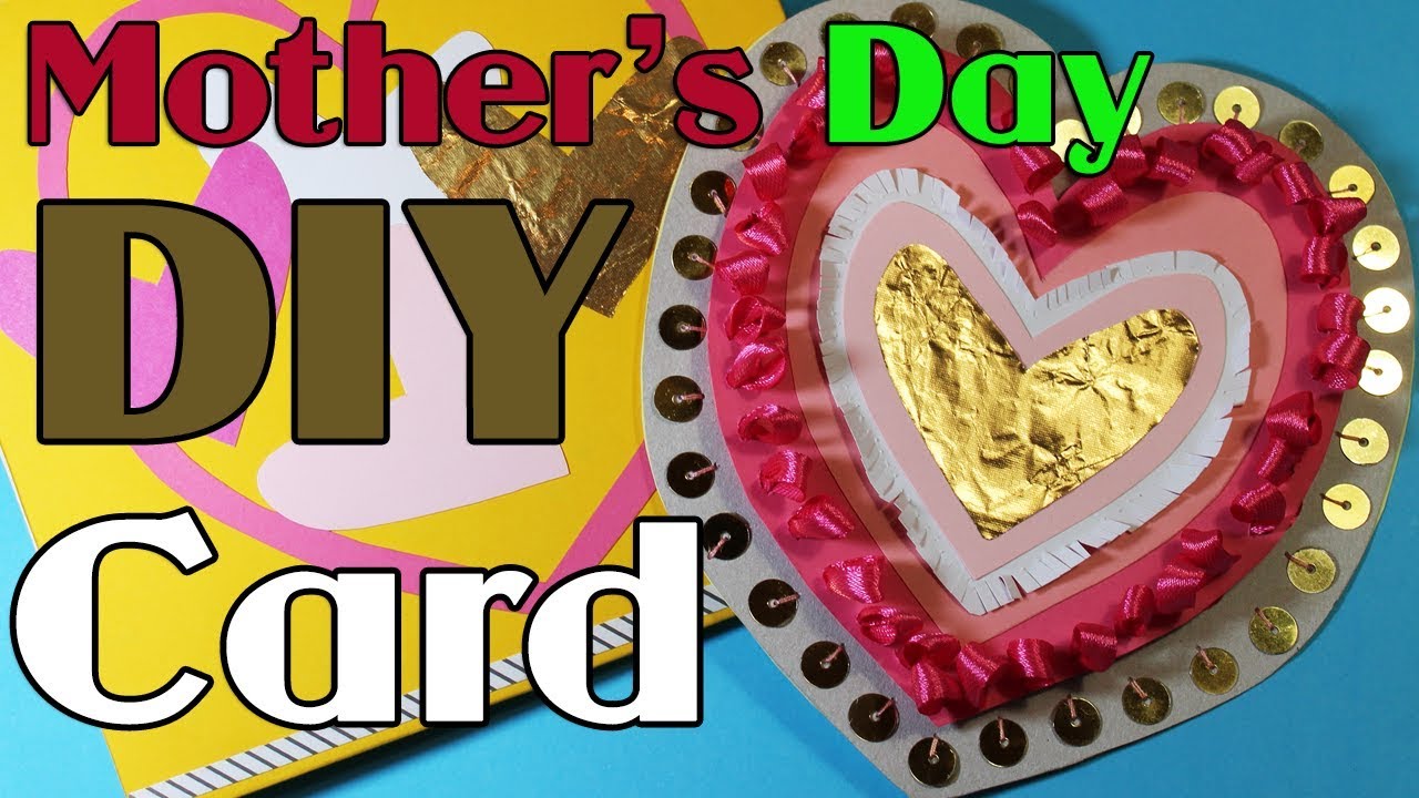 How to make Mother's Day Greeting Card - DIY Simple Idea For Make Card ...