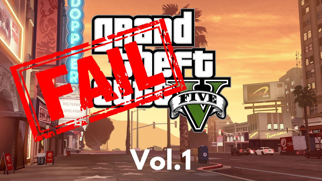 #GTA #FAIL #POOP GTA V - Fracassos Vol 1