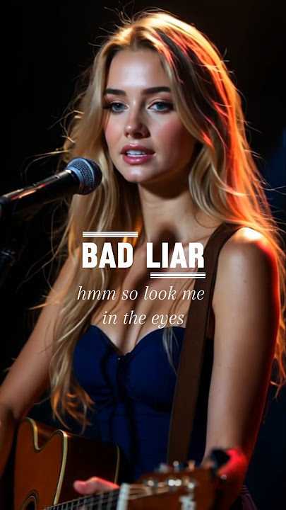 Bad Liar - Lyrics - AnnaHamilton #englishsongs #BadLiar #LyricsVideo #EmotionalCovers #music #song