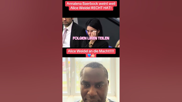 Breaking news: annalena baerbock weint, weil alice weidel (afd) recht hat!