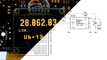 Using SPI/I2C yellow OLED display 1.5 inch in Bascom-AVR in I2C mode.