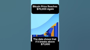 🌠Bitcoin $70000 Again?! Will it directly go to $80000? #shorts #crypto #SOL #bitcoin