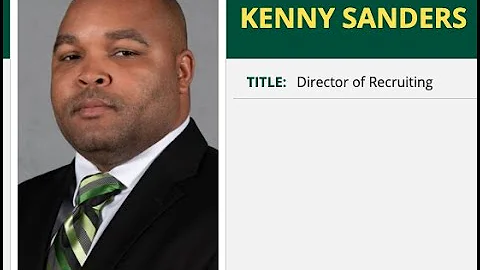 Kenny Sanders Oregon football Director of Recruiti...