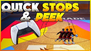 NBA 2K21 HOW TO QUICK STOP & PEEK TO SHOOT OFF THE DRIBBLE ON NEXT GEN AFTER FADE PATCH PS5/XSX