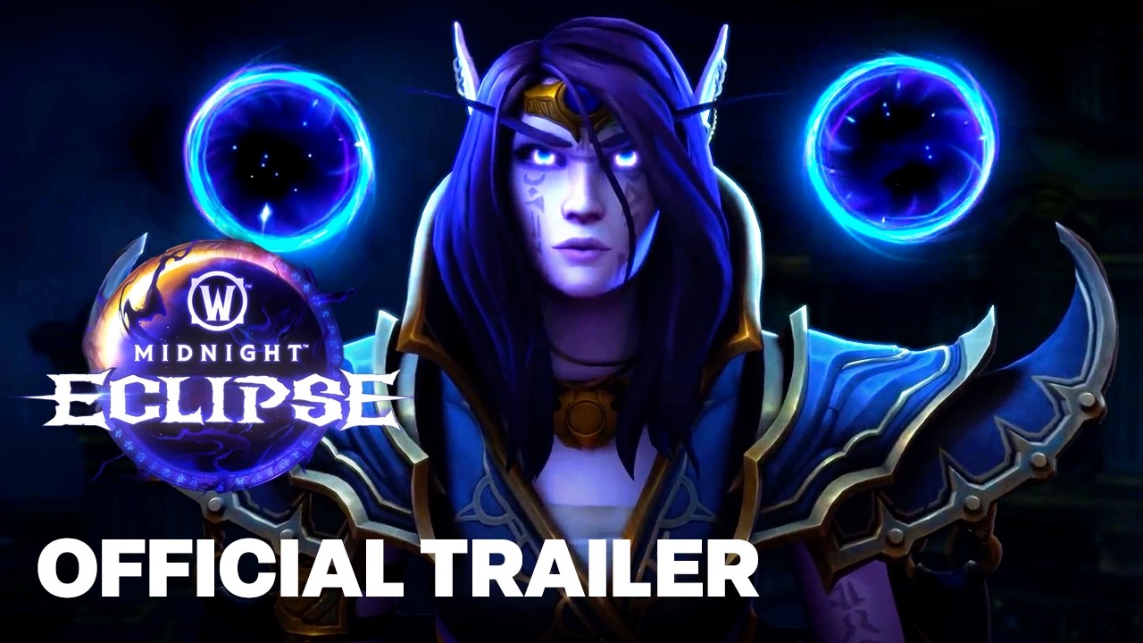 Thumbnail for “World of Warcraft Midnight: Eclipse Reveal Trailer | Blizzcon 2026”.