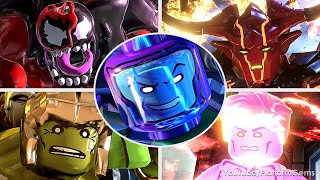 LEGO Marvel Super Heroes 2: All Bosses & Final Boss (Kang) [4K]