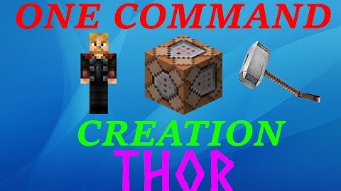 One Command Creation | THOR?!