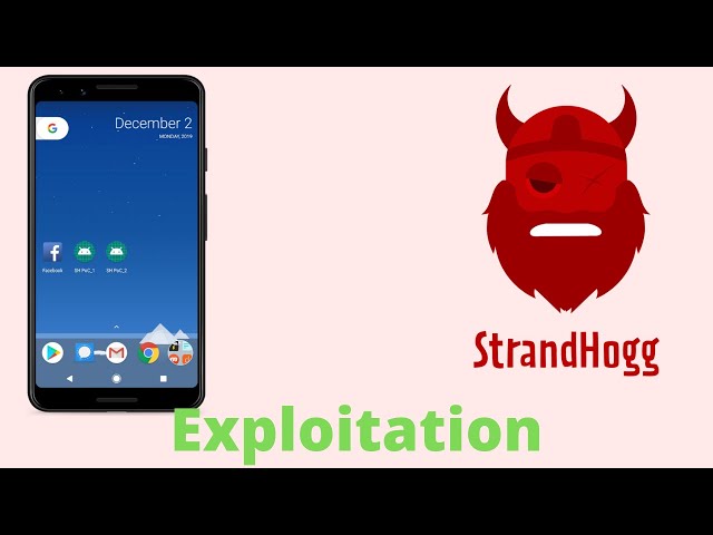 Android StrandHogg vulnerability demo | Exploit | PoC | Malware class=
