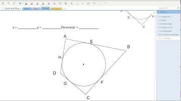 Geometry 11.1 - 11.4 #6 and #8 - Circle Problems