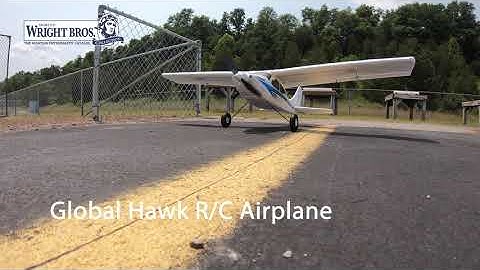 Global Hawk R/C Airplane with Floats - 10382W