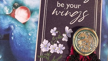 Creating An Album from card and the botanical gardens paper pad