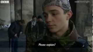 BBC News   Ukraine  The far right groups patrolling Kiev