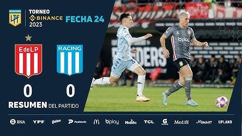 #TorneoBinance 2023 | Fecha 24 | resumen de Estudiantes - Racing