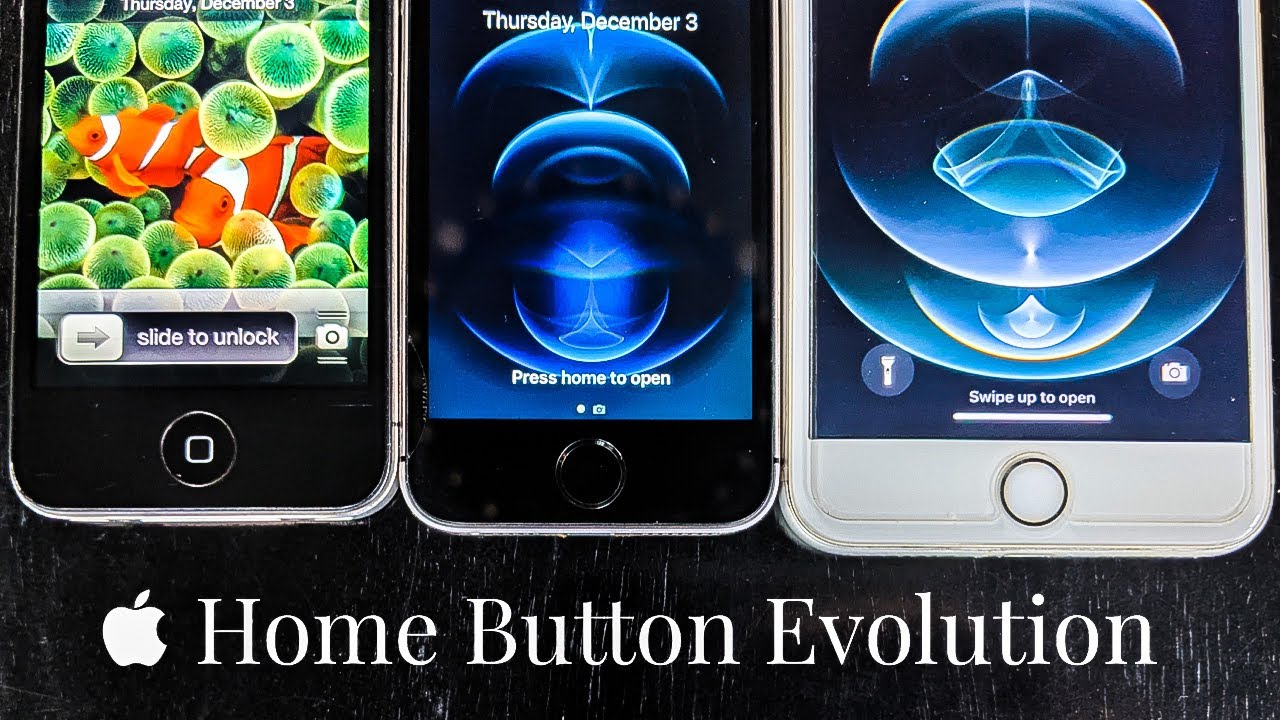 IPhone Home Button Evolution YouTube