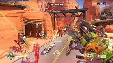 Overwatch Route66 Attack - Spawncamp