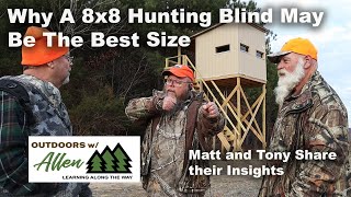 Why a 8x8 Hunting Blind may be the Best Size