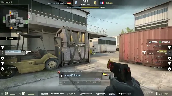 NiKo deagle ace vs. Titan | ESL ESEA PRO LEAGUE SEASON 2