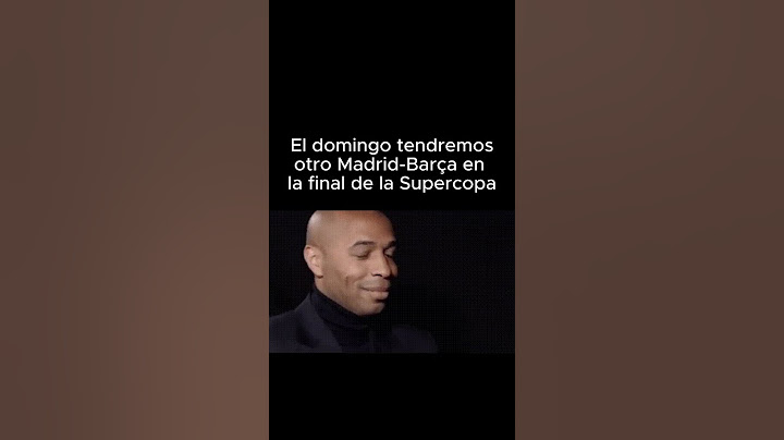 TENDREMOS OTRO CLÁSICO EN LA FINAL DE LA SUPERCOPA #realmadrid #fcbarcelona #futbol #vinicius