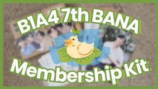  B1A4 (비원에이포) 7th fanclub membership kit unboxing 