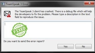 How to fix TeamSpeak3 Crash ? screenshot 3