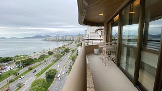 Apartamento de luxo com vista de 180 graus da Beira Mar Norte - Florianópolis