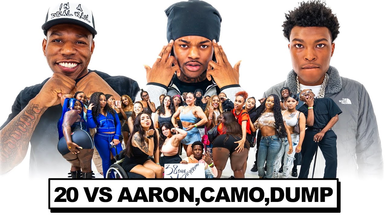 20 WOMEN VS 3 YN’s: AARON THE PLUMBER, CAMOTOOFUNNY & LIL DUMP