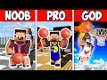 Minecraft NOOB vs PRO vs GOD : BASKETBALL SPORT COMPETITION in Minecraft Animation