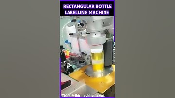 Rectangular Bottle Labelling Machine #shorts #automation #machinery #technology