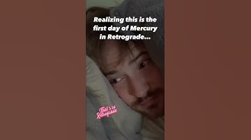 Mercury Retrograde Vibes 😨 #mercuryretrograde #iwillsurvive #thatssoretrograde