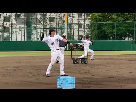 試合後居残り守備練習、勝又琉偉&谷川唯人