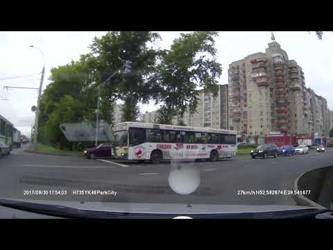Липецк поворот через 2 сплошные 30.08.17