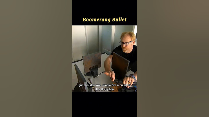 Ricochet Bullet Myth