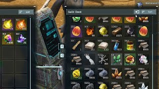 Item Retrieval Machine and Guild Chest work REALLY well together to transfer many goods between base