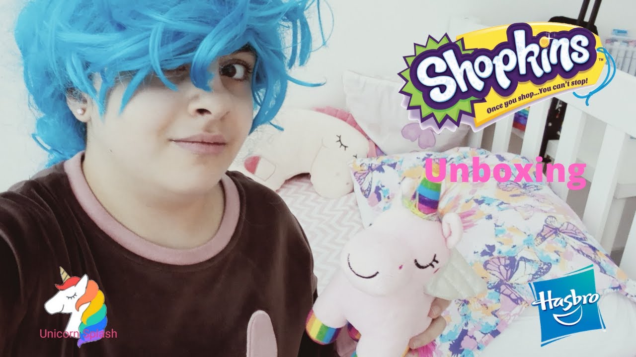 Shopkins Unboxing Unicorn Splash Sleeping Garden Rainbow Kate & Pineapple Lily in Unicorn Splash