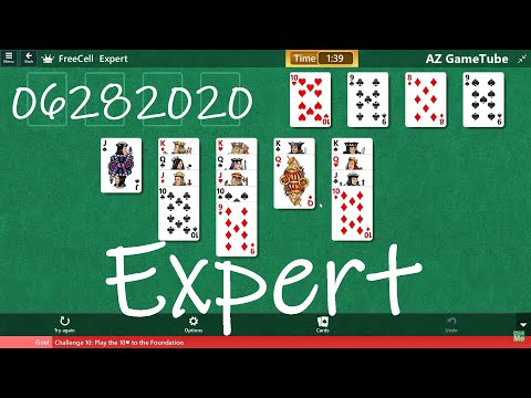 Microsoft Solitaire Collection; FreeCell Expert Gameplay #313; Amazing Windows Game 2020 Poker.