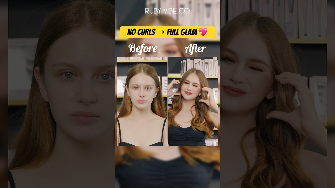 FROM FLAT to FABULOUS in SECONDS?!😱 | AutoRuby Glam Hair Curler 