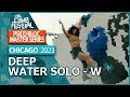 Deep water solo  womens  2023  chicago  psicobloc masters