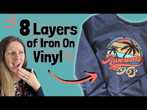 How To Layer Heat Transfer Vinyl (aka HTV) on One Design - Conquer Your  Cricut, Cameo & ScanNCut Confusion!