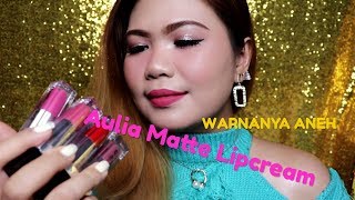 AULIA PERFECT MATTE LIPCREAM LIPSTICK LOKAL DENGAN WARNA UNIK