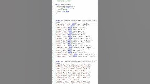 #1 PostgreSQL - Create table with ARRAY column and two ways to insert new data.